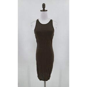 Malene Birger Womens Olive Green Bodycon Tank Dress